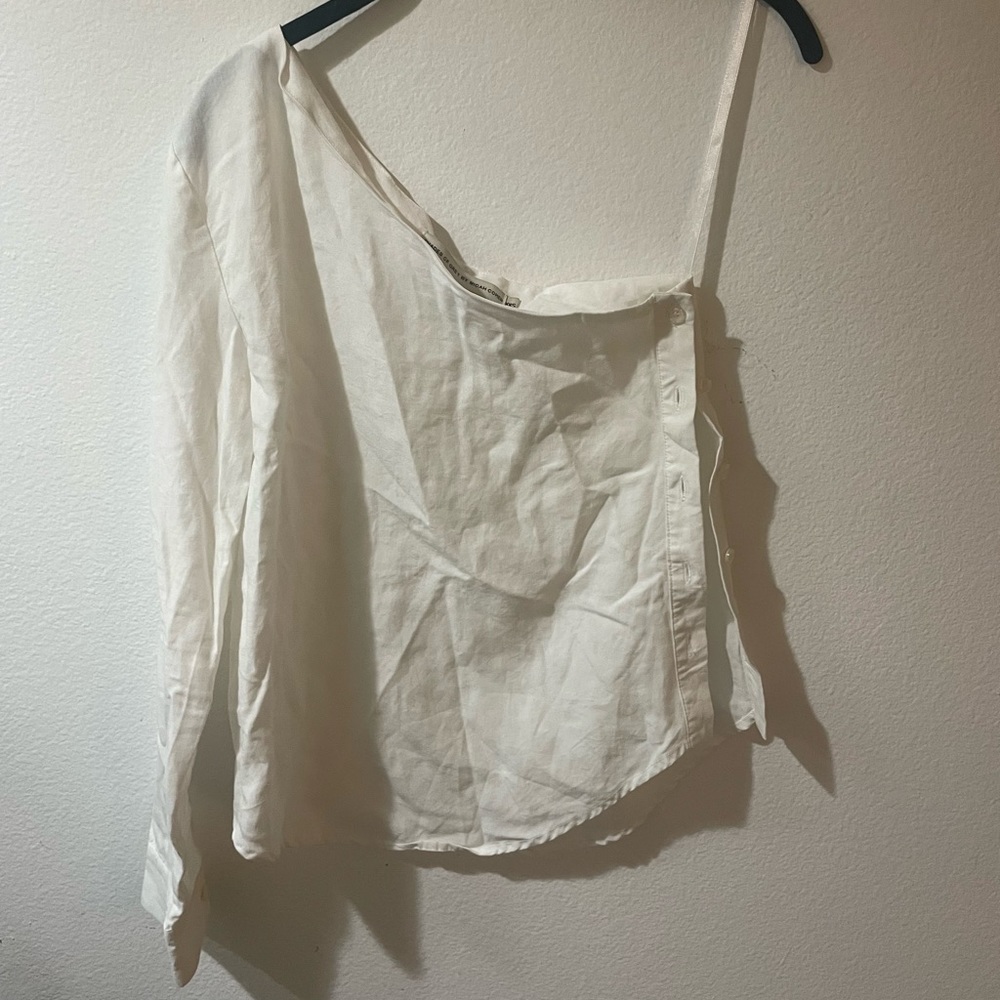 Shades of Grey One Sleeve Blouse